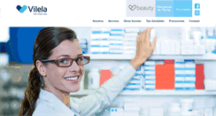Desktop Screenshot of farmaciasvilela.com.ar