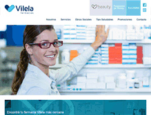 Tablet Screenshot of farmaciasvilela.com.ar